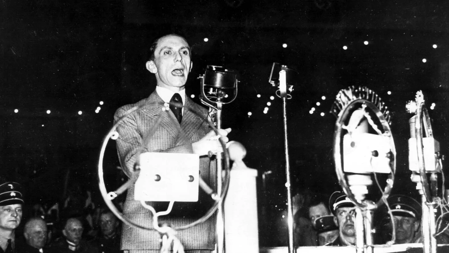 25. März 1933 - Propagandaminister Joseph Goebbels
